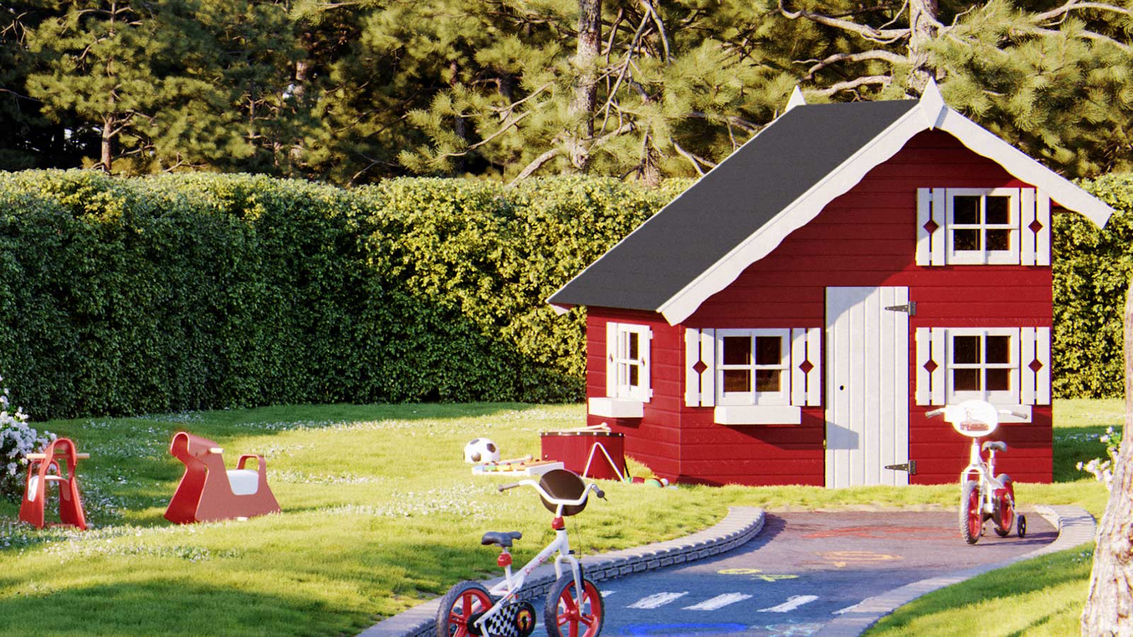 Foto: Lekehuset Rødhette fra Palmako